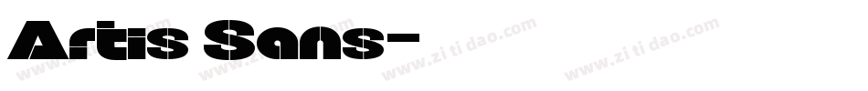 Artis Sans字体转换